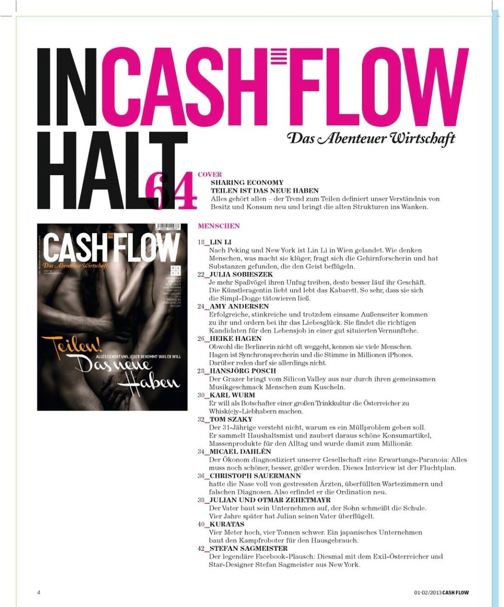 Inhaltsverzeichnis erster Teil