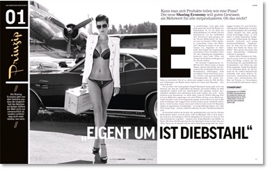 Eigentum ist Diebstahl, die neue Covergeschichte